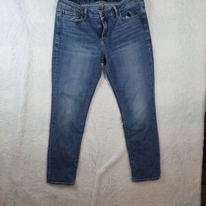 Lucky‎ Brand Women's Zip-fly Skinny Denim Ankle Jeans Blue Size 12/31